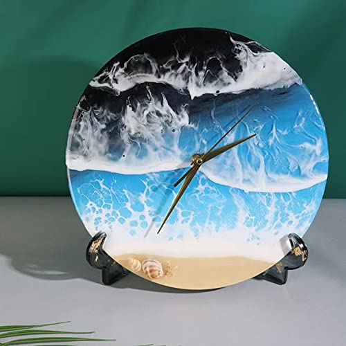 Large Resin Mold 14" Round Silicone Mold for Table Round Stool Epoxy Cast Mold for Large Tray Clocks Resin Art Gift (14 inches) by Fuerlun - Image 2