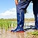 Aislor Hip Wader, Waterproof Rain Boot for Men and Women, Fishing Hip Wader with Straps Blue 41