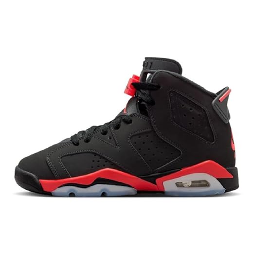 Jordan Air 6 Retro 'Infrared Salesman' Grade-School (Black)