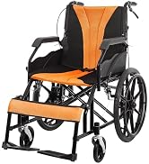 Amazon | JvFun 車椅子 車いす 超軽量 | 自走式 自走介助兼用 折畳み