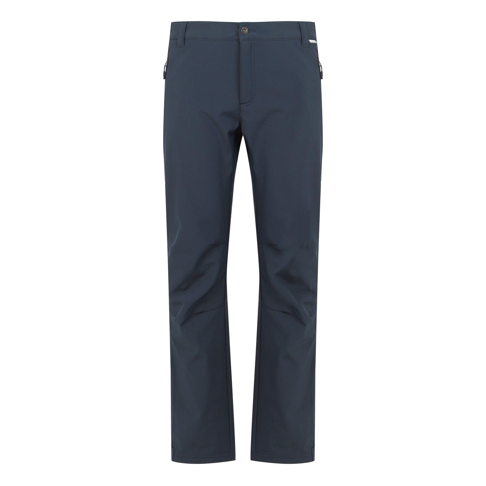 Regatta Geo II Softshell - Pantalones Largos para Hombre, Azul Marino, 32W