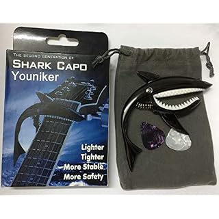 Youniker Capodastre requin en alliage de zinc pour guitare acoustique à 6 cordes et guitare électrique Utilisable d’une… - Les Beatles, Paul McCartney, John Lennon, RIngo Starr, George Harrison Youniker Capodastre requin en alliage de zinc pour guitare acoustique à 6 cordes et guitare électrique Utilisable d'une… – Image 6