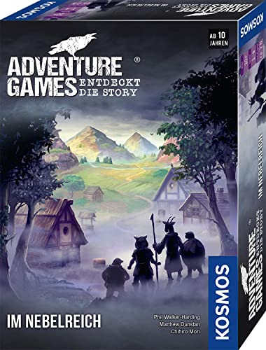 Kosmos 695194 Adventure Games - In the Mist Kingdom, Discover the Story, Exciting Fantasy Adventure Game, Cooperative Board Game for 1 to 4 Players from 10 Years