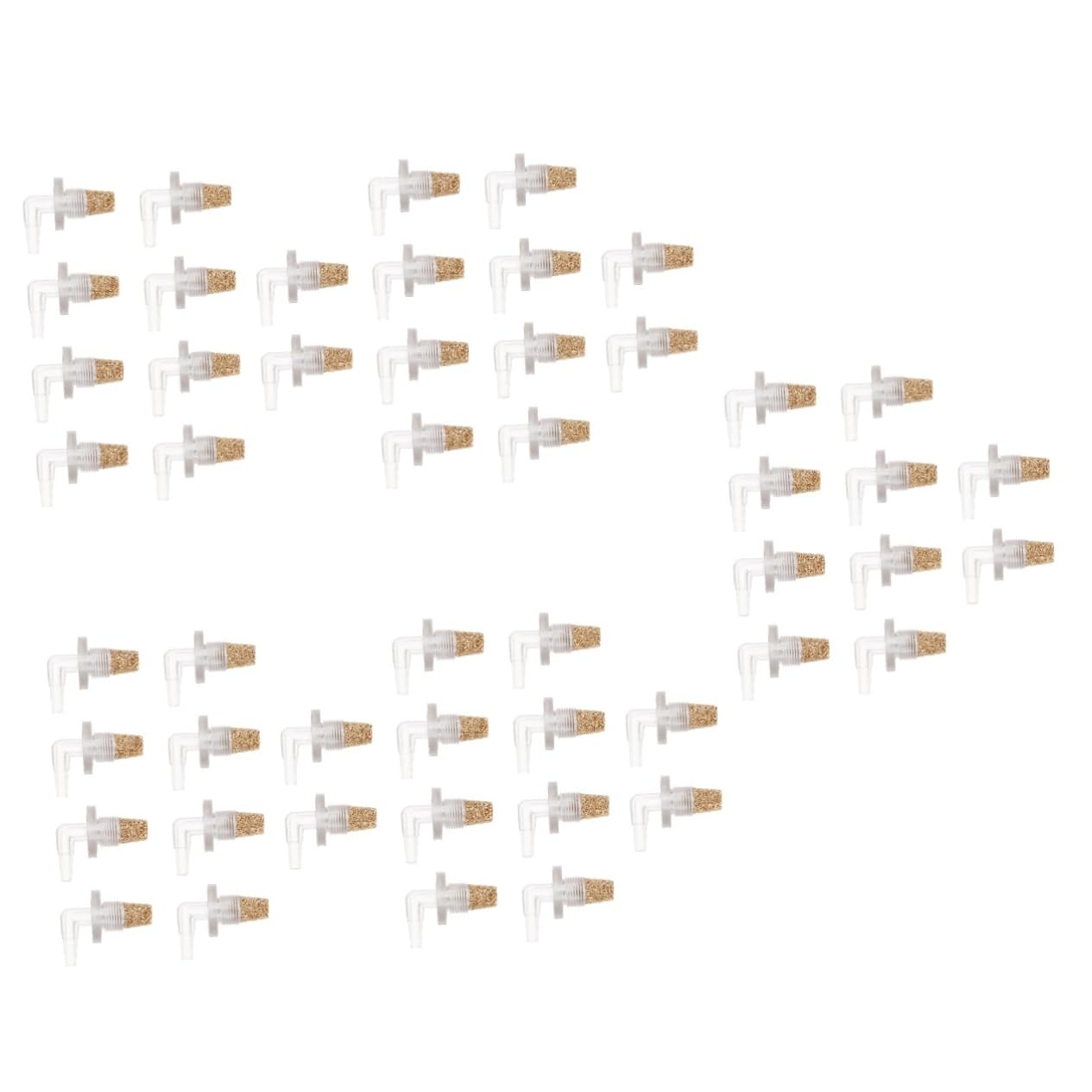 ABOOFAN 5 Sets Aquarium-luftstein-sprudler Feine Blasendiffusoren Für Die Sauerstoffversorgung Von Aquarien Robustes Material Dauerhafte Nutzung 10 Stück * 5