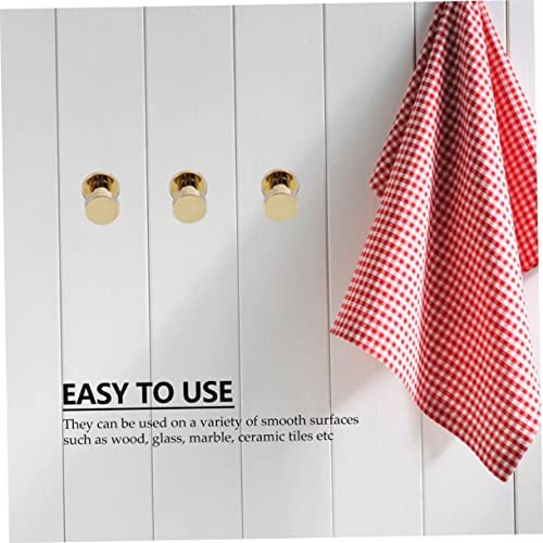 Crochets de salle de bain muraux fixation simple avec vis anti chute - 8