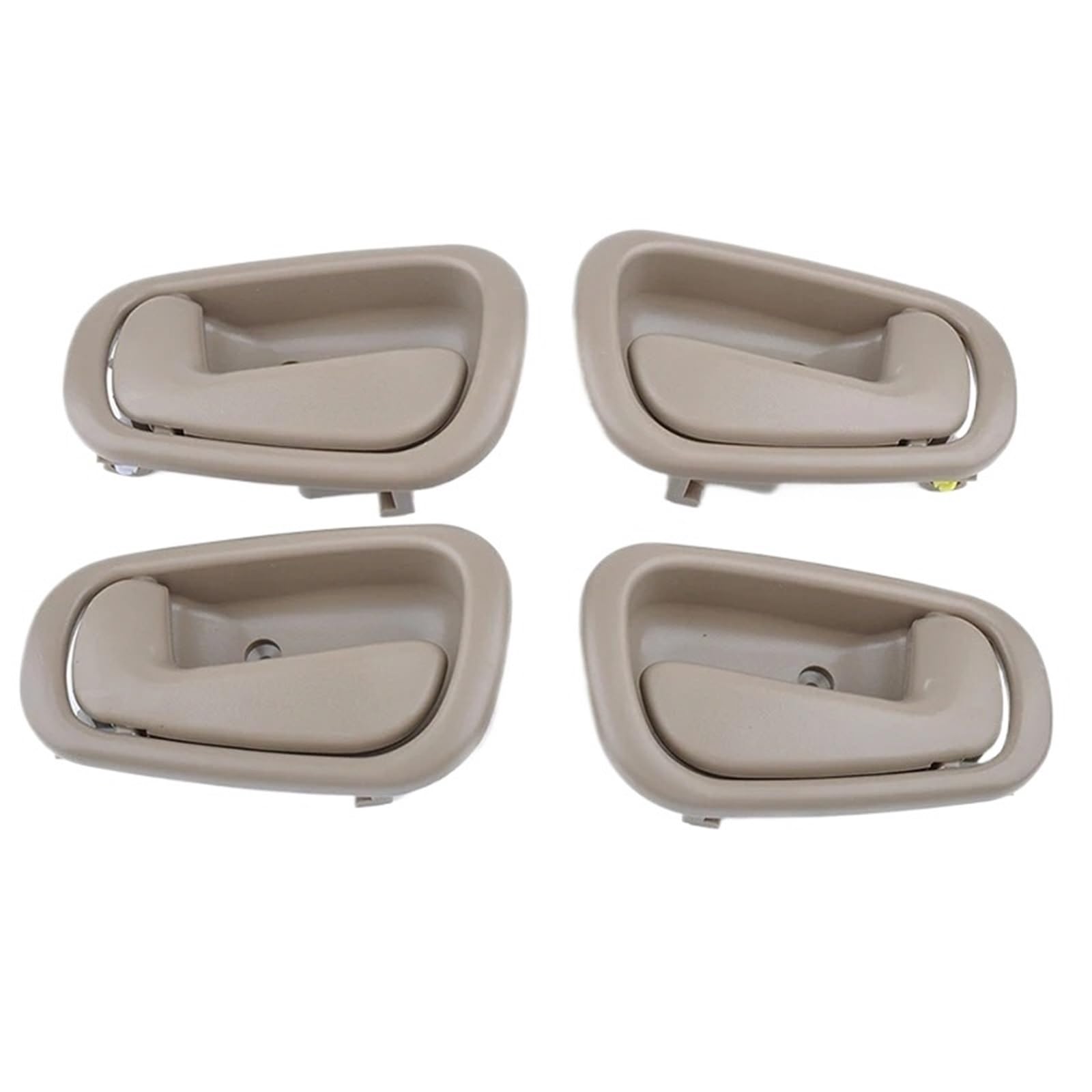 Ouokchm Car Interior Door Handle for Toyota for Corolla 1998-2002 69206-02050 69205-02050 Door Inside Handle ABS(Beige-4PCS)