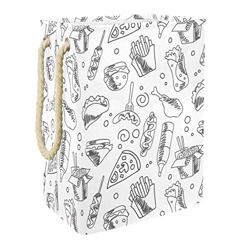 Panier à linge personnalisé haut de gamme avec motifs faits main