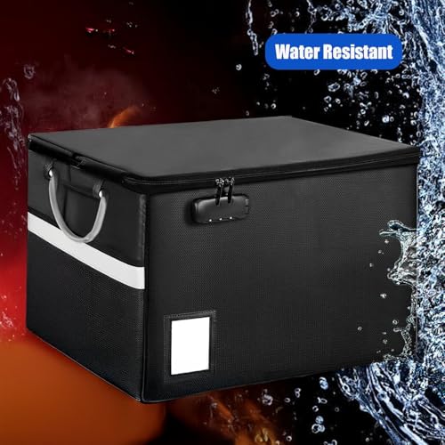 Image of Crewer File Holder for Documents, Document Organizer File, Document File Folder - Ideal Office Document Bag, Certificate File Holder, and File Organizer for Efficient Document Management (Black, L)