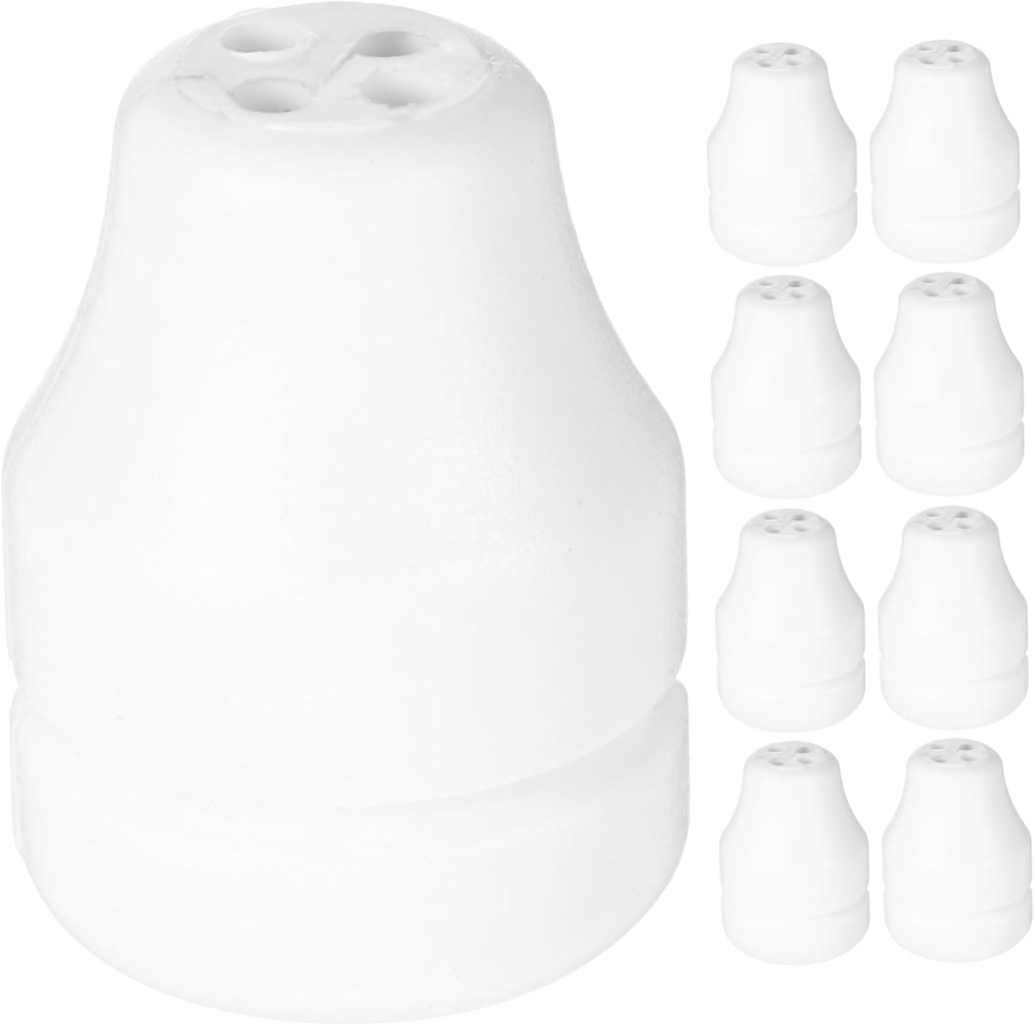 MUSISALY 12pcs Wood Cord Pull Parts Set FourHole Wooden