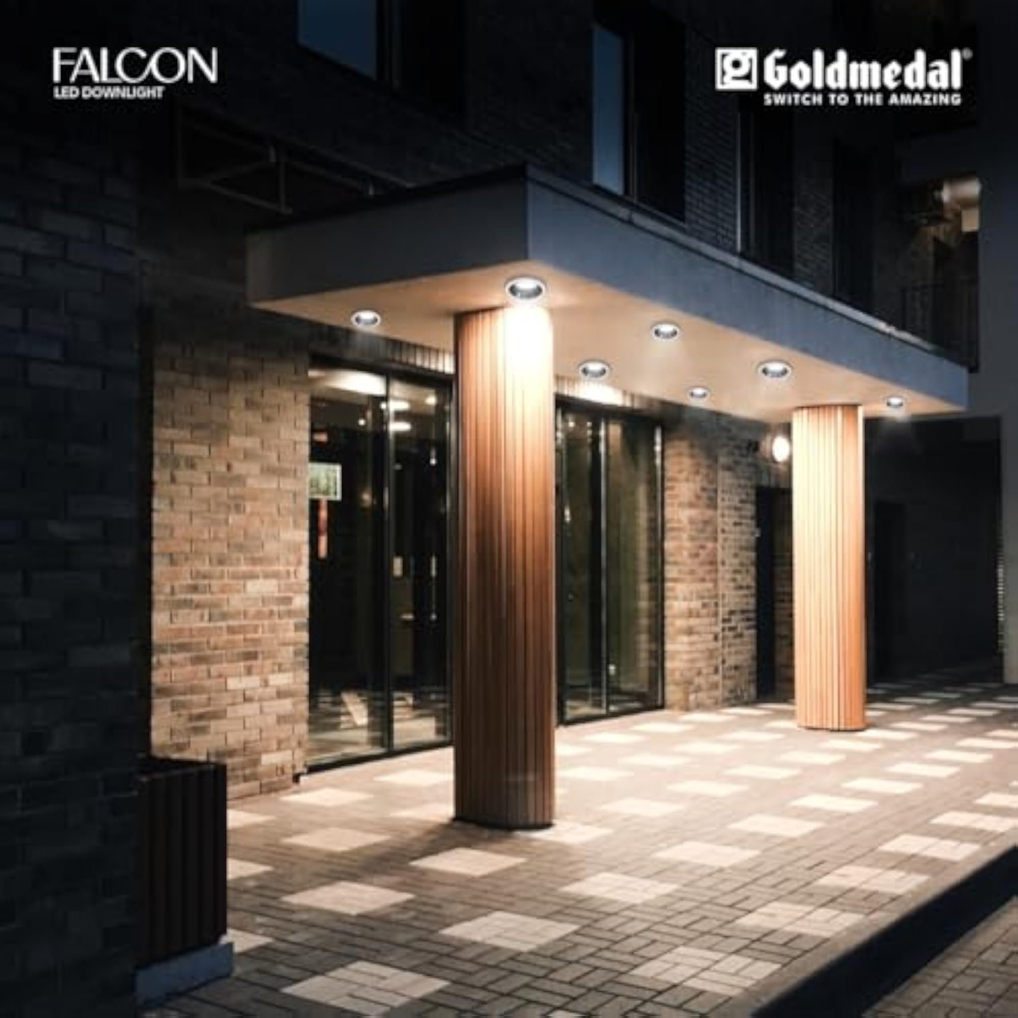 Falcon 7W LED Round Downlight, Neutral White Light