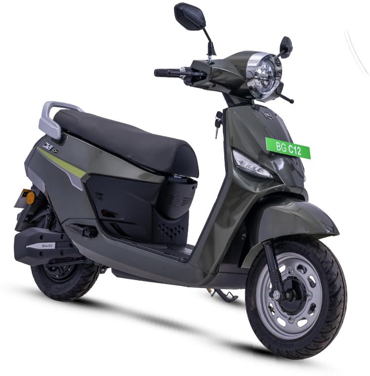 Image of BG C12i Ex Electric Scooter With Charger, Foliage Green (Advance Booking for Ex-Showroom)