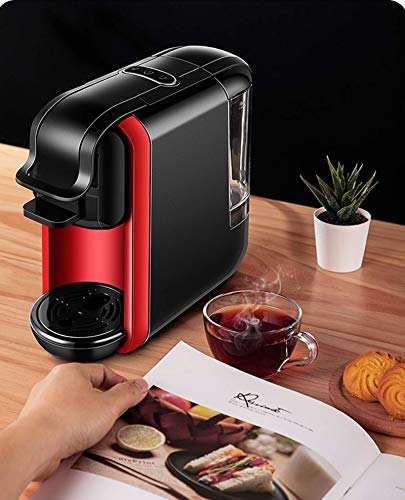 Cafetera de cápsulas con función de espera automática - Compatible con café molido y monodosis - Tecnología de sifón italiana - Fácil de usar con un solo toque, ideal para el hogar y la ofic