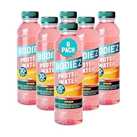 BODIE’Z Optimum 30g Whey Protein Water - Pre-Mixed Protein Powder Drink Less than 1g Sugar Fat and Carbs 11 Vitamins and Minerals, Supplement for Lean Muscle Growth and Recovery, 500ml Citrus 6 Pack