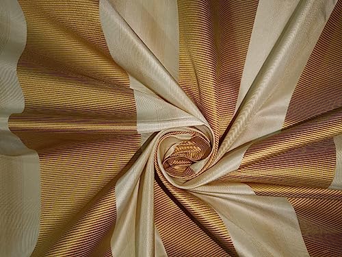 Taffetas satiné à rayures pour confectionner une robe de soirée chic