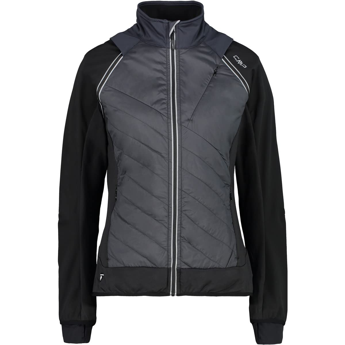 CMP Giacca Ibrida da Donna con Maniche Removibili - 30A2276