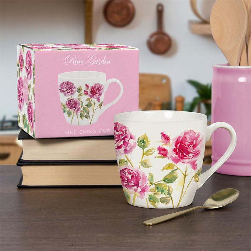 The Leonardo Collection Garden Breakfast Mug by Jennifer Rose