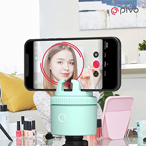 Image of Pivo Equestrian Pod Standalone Auto Tracking Phone Holder, Face, Body & Horse Tracker, 360 Rotation, 6 Speed, Stand for Video Recording (Green)