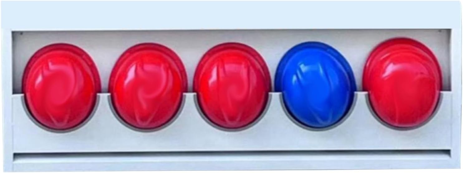 Hard Hat Holder Rack - Galvanized Steel Wall-Mounted Organizer with Rubber Protective Tape for Construction Sites, Roads, Factories, and Fire Departments