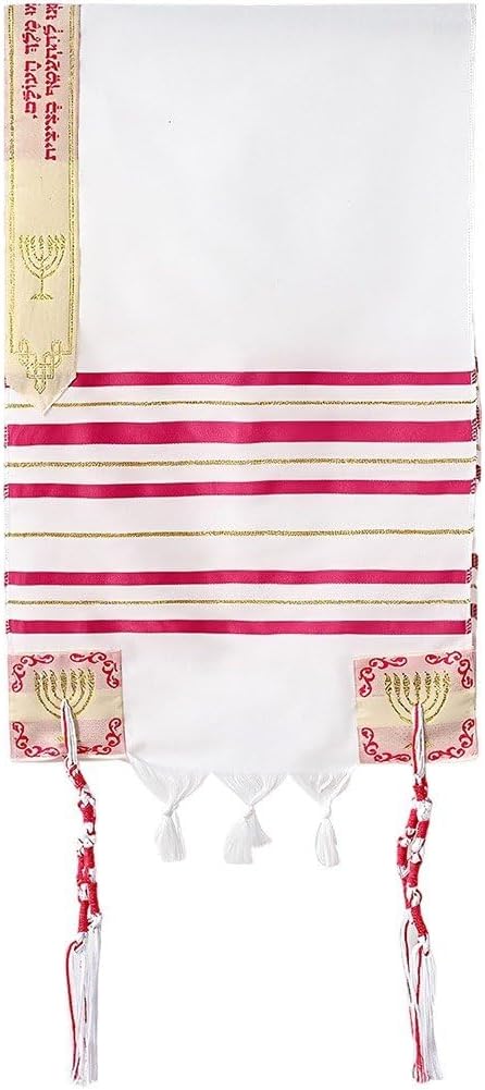 Dziecięcy mesjanistyczny szal modlitewny Tallit żydowski pasek Tallit szal modlitewny arabski szalik modlitewny chusta na głowę z cycitem