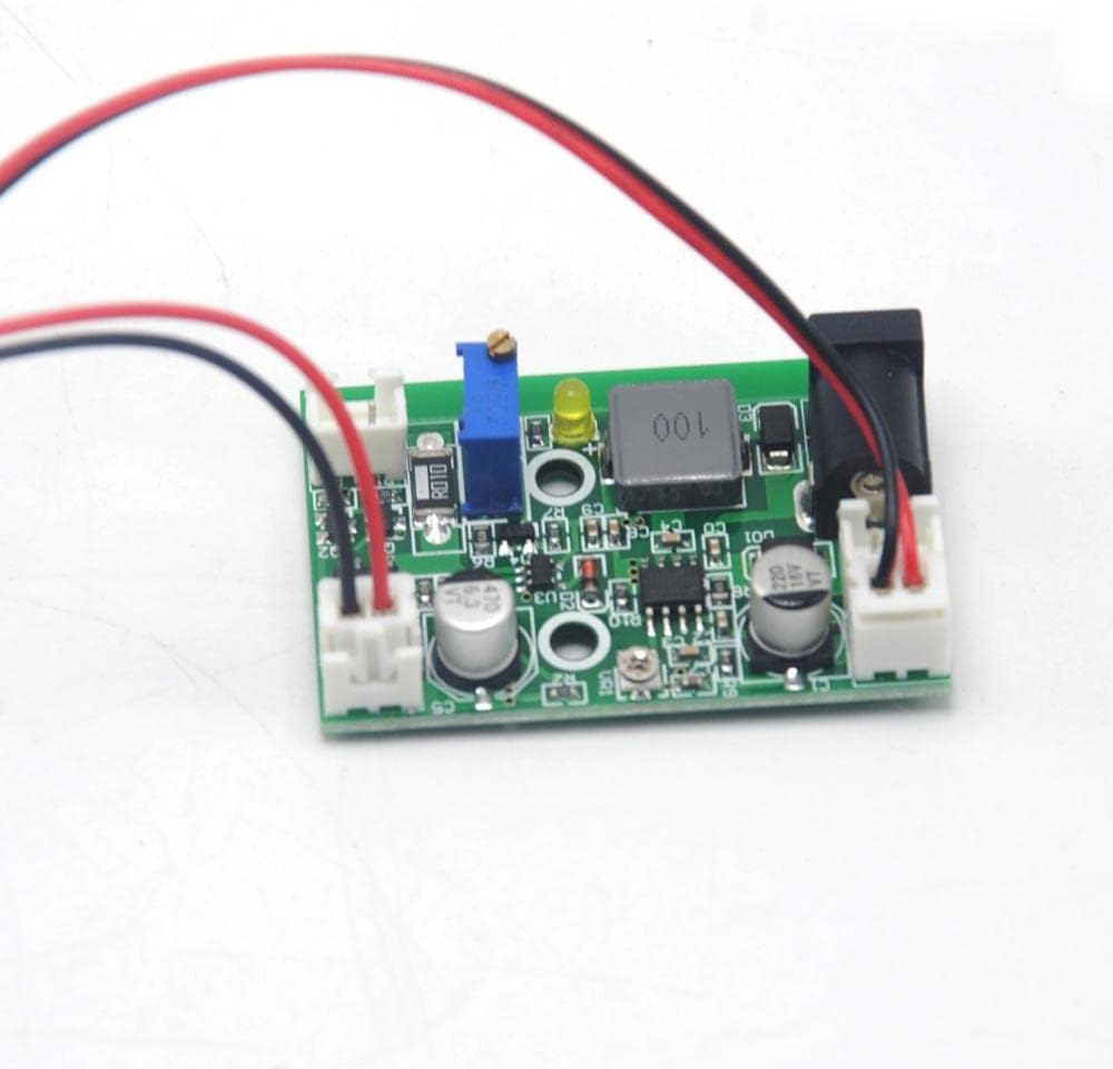 532nm 80mW Green Laser Diode Dot/Line/Cross Module Positioning Focusable 33x50mm12V Driver TTL (Color : Cross, Plug Type : 1)