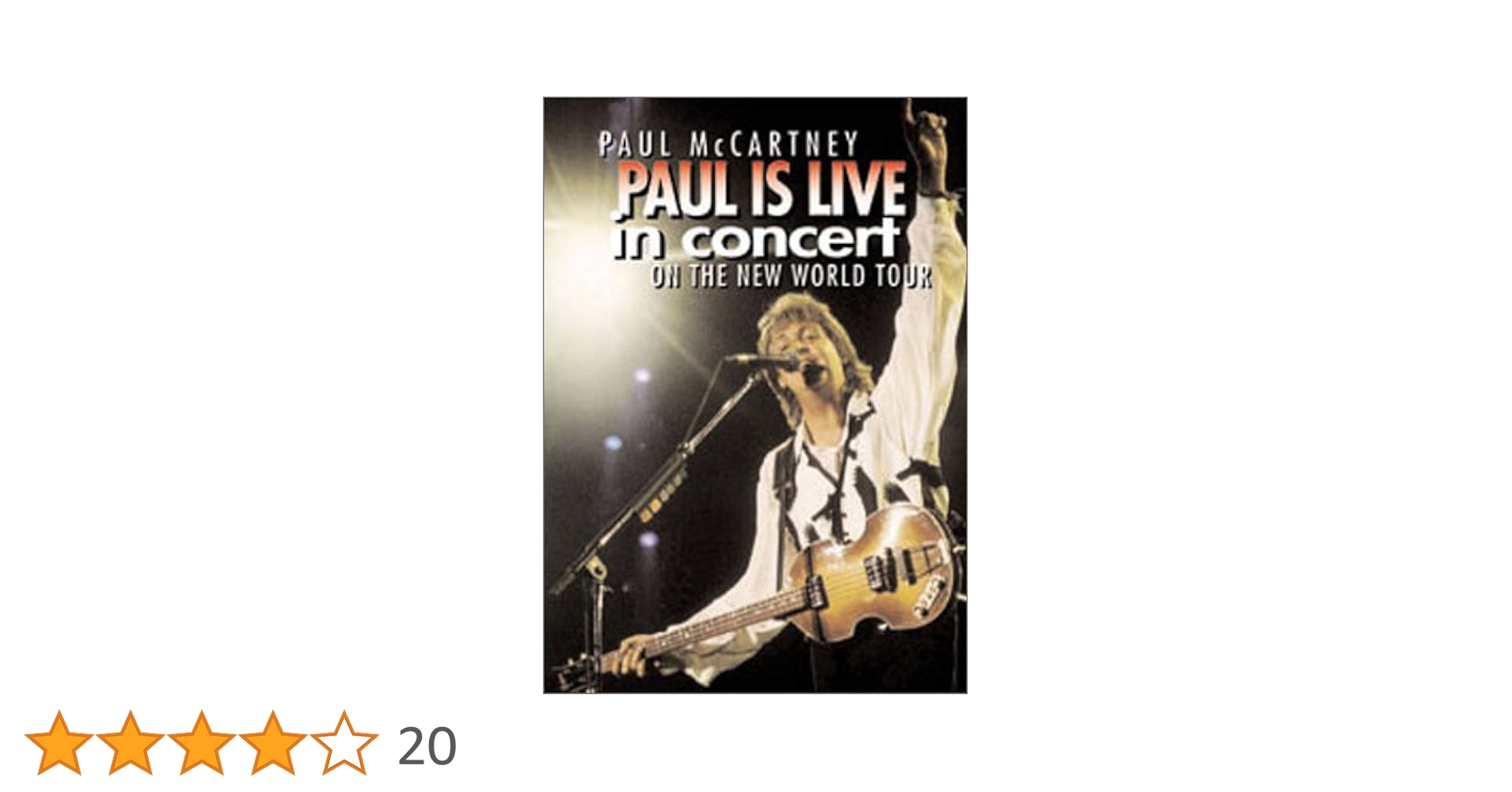 希少品　ポールマッカートニー　DVD Live DVD 未開封 2025年最新】Yahoo!オークション -ポール マッカートニー dvd