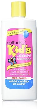 SULFUR8 Anti-Dandruff Shampoo for Kids 7.5 oz Gentle Medicated Dandruff Control for Itchy Scalp, Mild Cleanse with Kid-Friendly Fresh Fragrance for Children & Sensitive Scalps