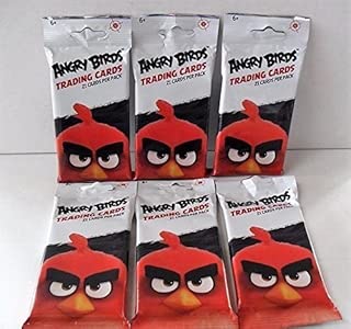 Angry Birds Movie Jumbo Trading Cards LOT of (6) New Sealed Packs - coolthings.us