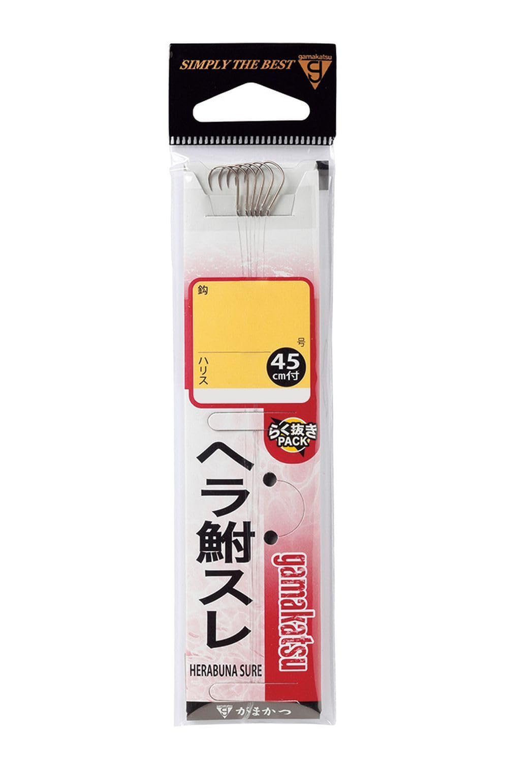 Amazon | 糸付 ヘラ鮒スレ (茶) 45cm 7-2 がまかつ | Gamakatsu