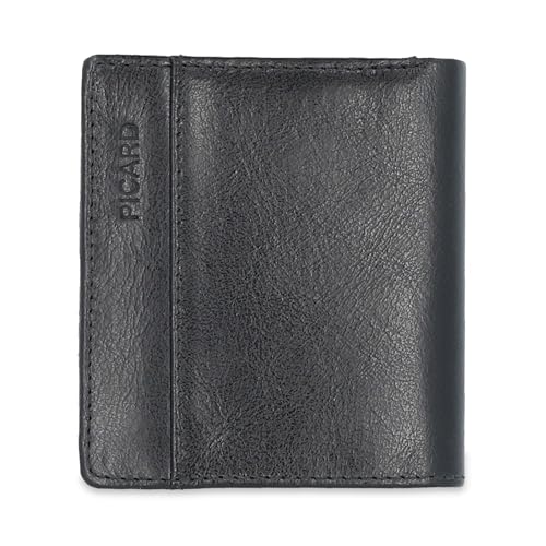 Portefeuille Buddy Cuir Naturel Homme Compact Mini Format Ouvert