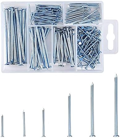 240Pcs Assorted Nails Set Furniture Nails for Repair DIY Hanging Pictures Wood Home Construction