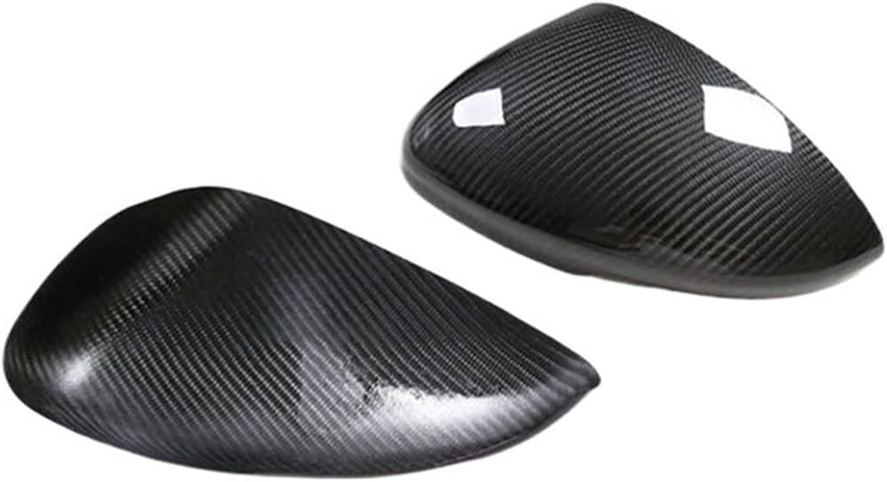 Side Mirror Cover Compatible with Accord 10th.Gen 18 19 20 21 22 Add On/Replacement Style Dry Carbon/ABS+Real Carbon Fiber Body Side Rear View Cover (Color : B with Hole add on)