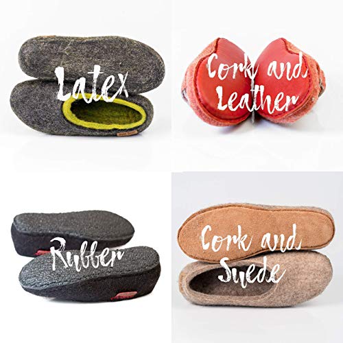 Burebure Warm 2 Layered Wool Ankle Boots Slippers For Women thumb #7