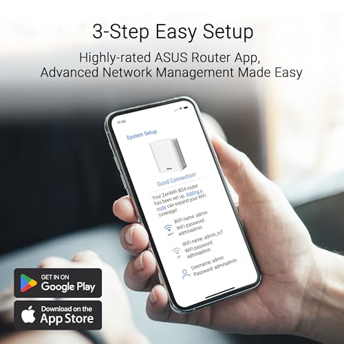 ASUS ZenWiFi BD4 Dual-Band WiFi 7 Mesh, 3600 Mbps, 2450 sq. ft. (1pk), Dual 2.5G Ports, Security and Parental Controls Included, Smart Home Master SSIDs by Asus - Image 8