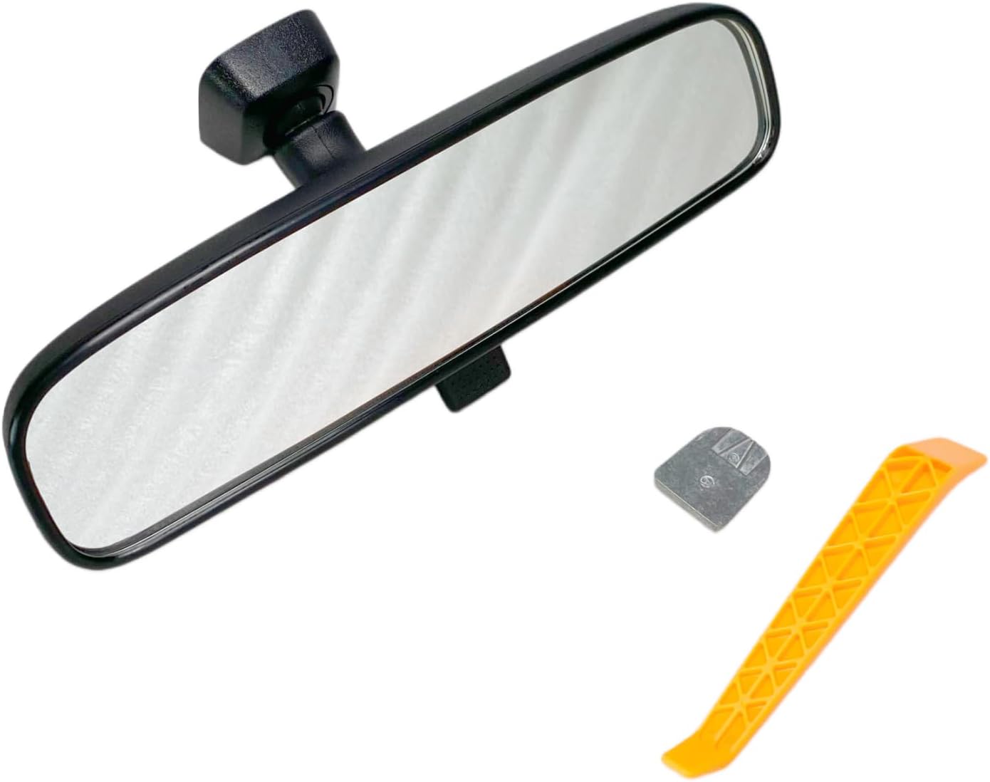 Inside Rear View Mirror for Toyota Hilux Vigo 2004-2014 Innova Vios Camry - Replacement Part 87810-06041 - Comes with Mounting Bracket & Pry Tool
