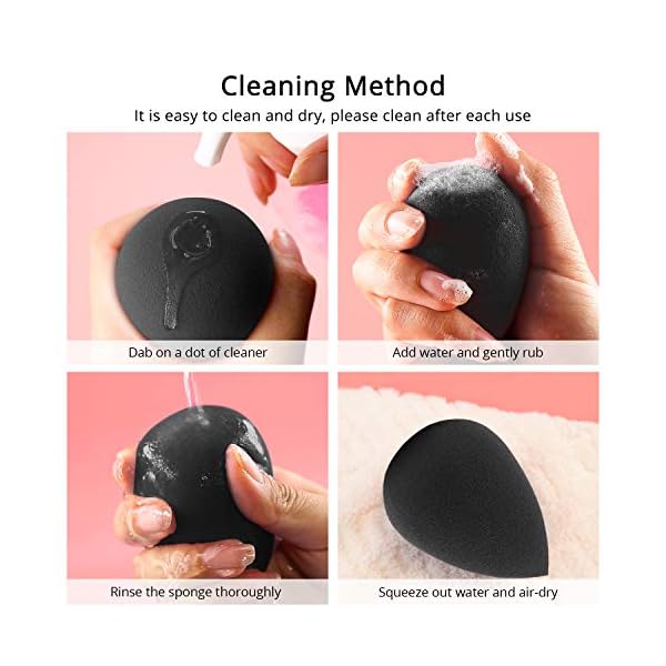BEAKEY Make-up-Schwamm, latexfrei und vegan, Make-up-Blender, Beauty-Schwamm, makellos für Creme, flüssige Grundierung… – Bild 7