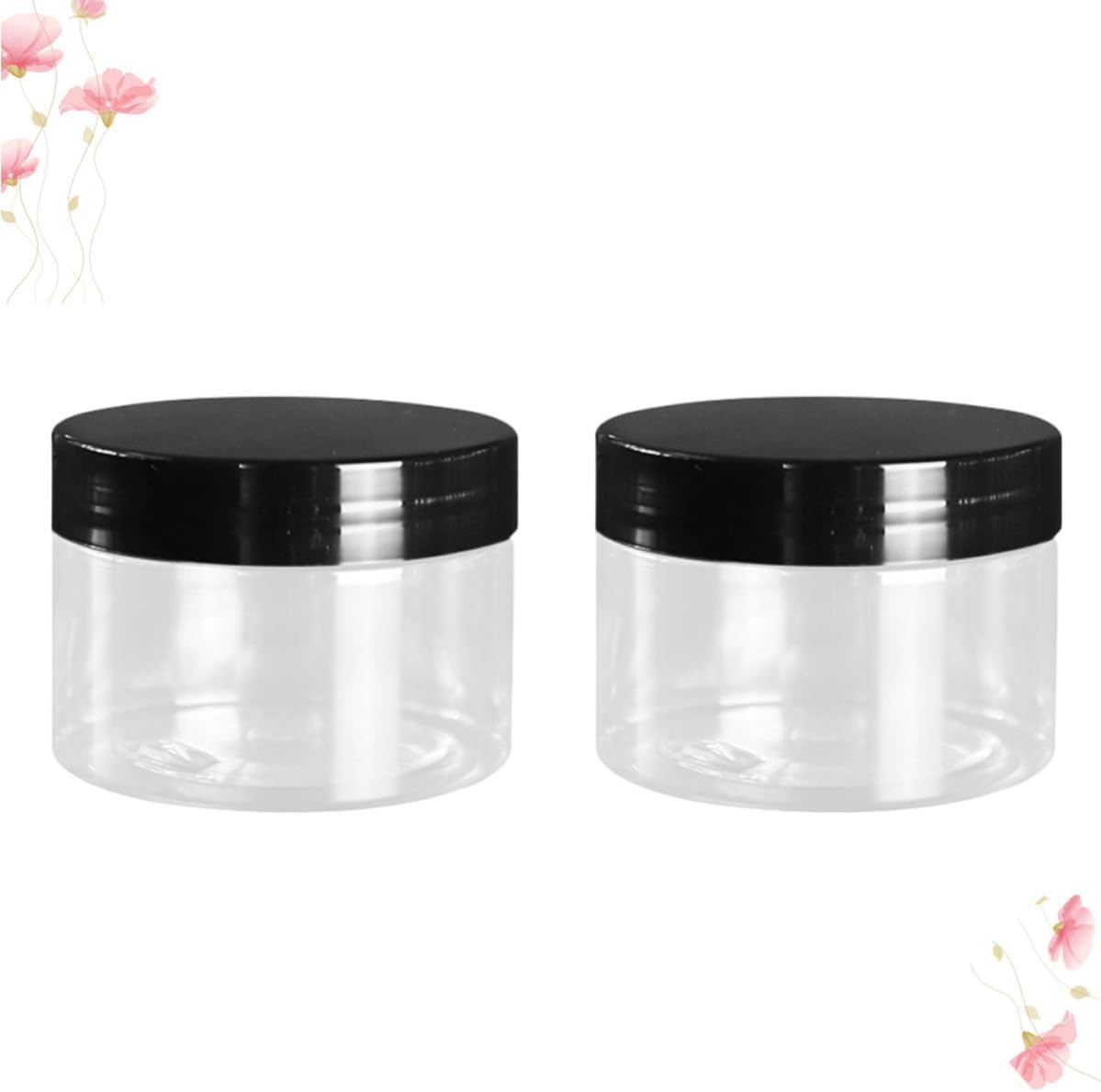 8pcs Leak-proof round Pet Cosmetic Cream Jars 120ml Portable Refillable Containers for Daily Use and Travel Small Makeup Cream Storage