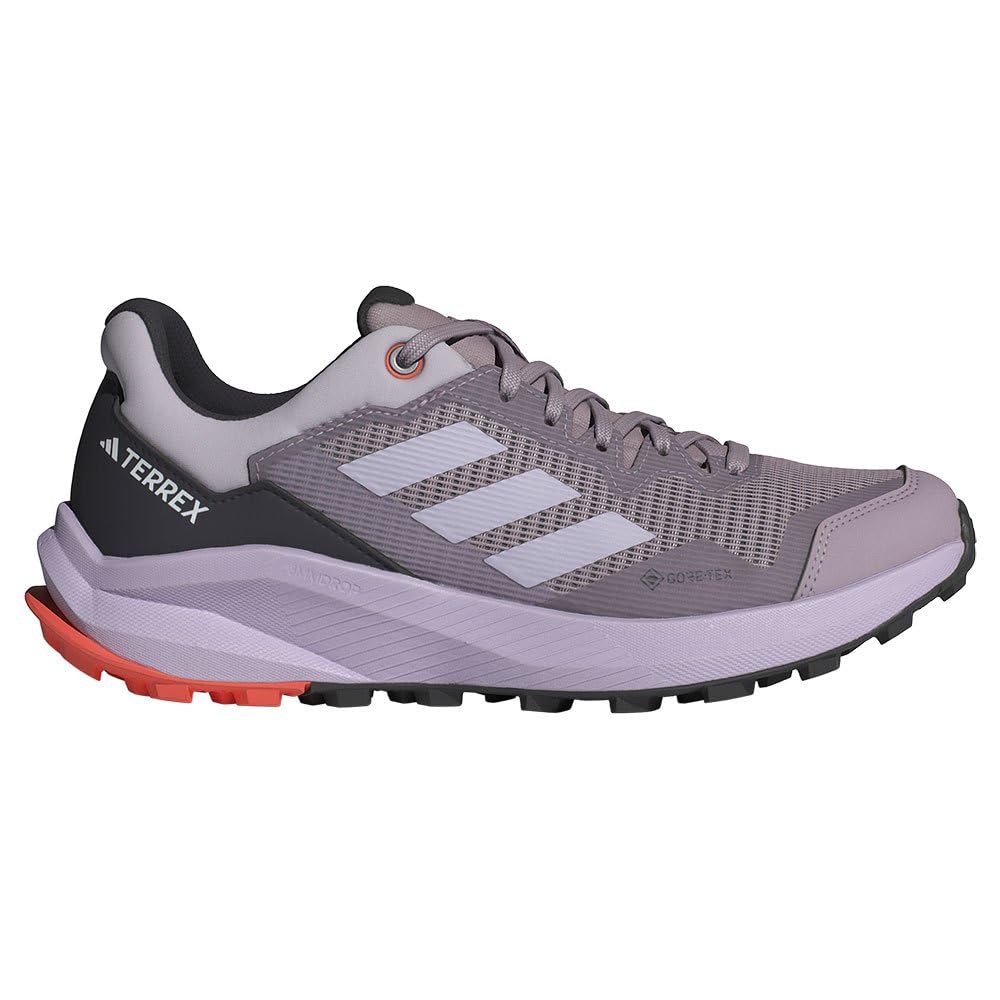 adidas Terrex Trailrider GTX Trail Running Shoe Women - Grey, Dark Blue, Size 7.5