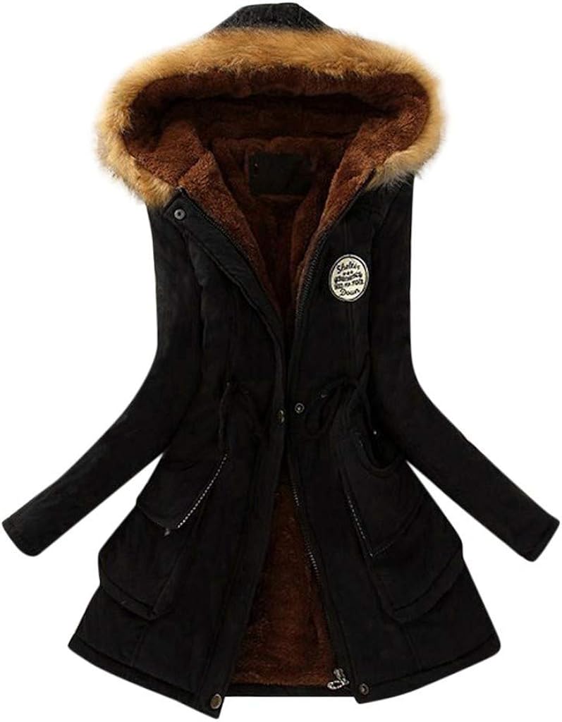 black winter jacket with fur