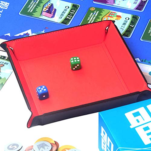 KOBWA Dice Rolling Tray, Dice Vassoio Desktop