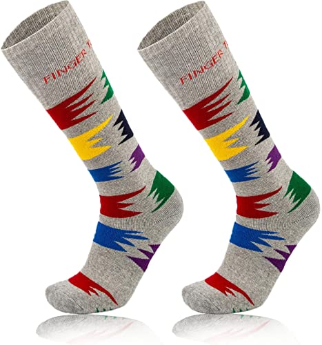 FINGER-TEN-2020-Neu-Unisex-Skisocken-Herren-Damen-Kinder-1-Paar-30-35-35-40-40-45-Skistrumpf-Baumwolle-Sportsocken-Skifahren-Snowboard-Socken-Fuer-Maedchen-JungenThermosocken