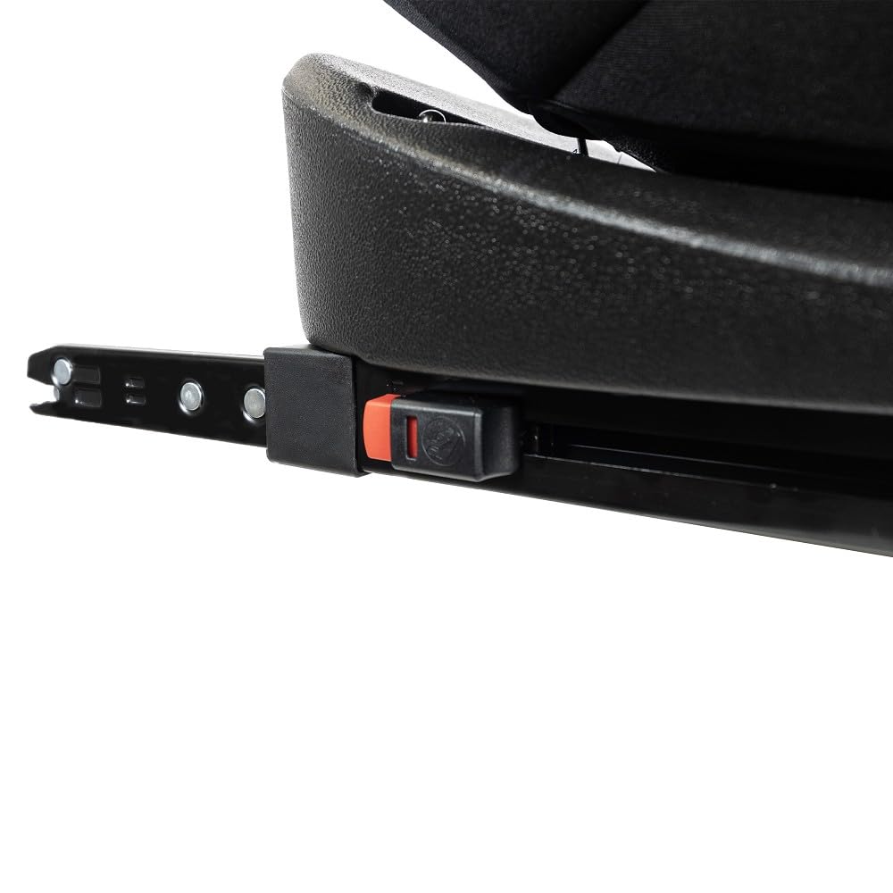 Interbaby Silla Coche Bebé PAX i-Size ISOFIX 360° Grupo 0+1+2+3 (Negro) | Silla auto giratoria 360 reclinable 40-150 cm, reductor recién nacido, protección lateral SPS, pata de apoyo