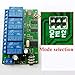 eletechsup DC 12V 4ch MT8870 DTMF Tone Signal Decoder Phone Voice Remote Control Relay Switch Module for LED Motor PLC Smart Home (1 Pair)