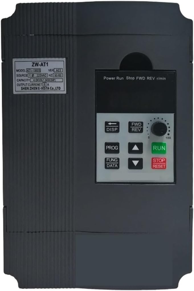 1.5KW/2.2KW/4KW Frequency Converter XSY-AT1 3P 220V Output Inverter Frequency Inverter Wcj3(1.5KW 220V(White))