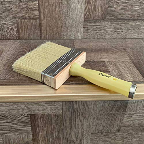 Magimate Deck Brush for Applying Stain, 5inch Paint Brush, Medium Size