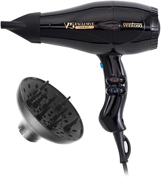 Ventoso V5 Exclusive  yonik 2500 W Profesyonel F n Makinesi Nero Vigolu