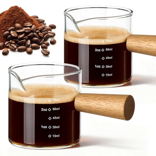 FrutPunch Espresso Cups Set of 2, 3OZ Espresso Shot Cups,