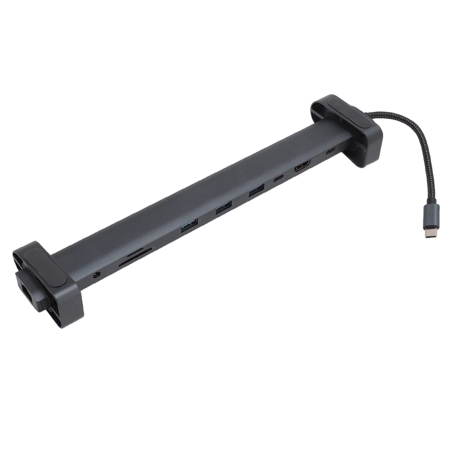 Adattatore Multifunzione Tipo C Hub USB 10 in 1 con Uscita HD 4K per Laptop e Desktop con Operativo Lega di Alluminio da 100 W