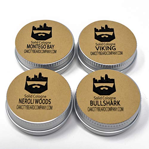 OakCityBeardCo. - Solid Cologne - Spring & Summer - Sample Pack - (4)