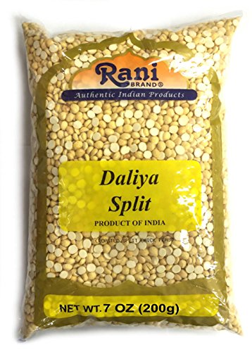 Rani Daliya Split (Roasted Split Chickpeas Dalia) 7Oz (200G) ~ All Natural | Vegan | Indian Origin #TOP10