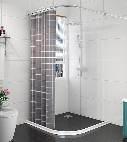 3" High Shower Water Splash Guard 67"Collapsible Shower Threshold Water Dam 3 Inch Tall Shower Barrier Water Stopper To Keep Water In Shower Dry And Wet Wheelchair Accessible (5.6Ft） #TOP3